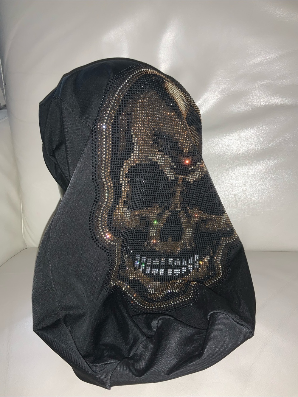 Mens dreads braids bonnet. Skull bedazzle. Brand new.